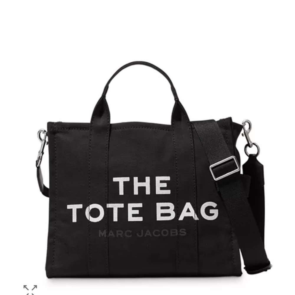 🐦‍🔥Black Friday Sale🐦‍🔥 Authentic Marc Jacobs Black Tote Bag w/ White Lettering